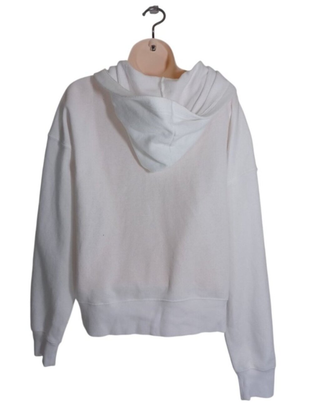 Free People Movement Believe It Lace Up Oversize Crop Hoodie White Womens Sz M - Picture 5 of 10